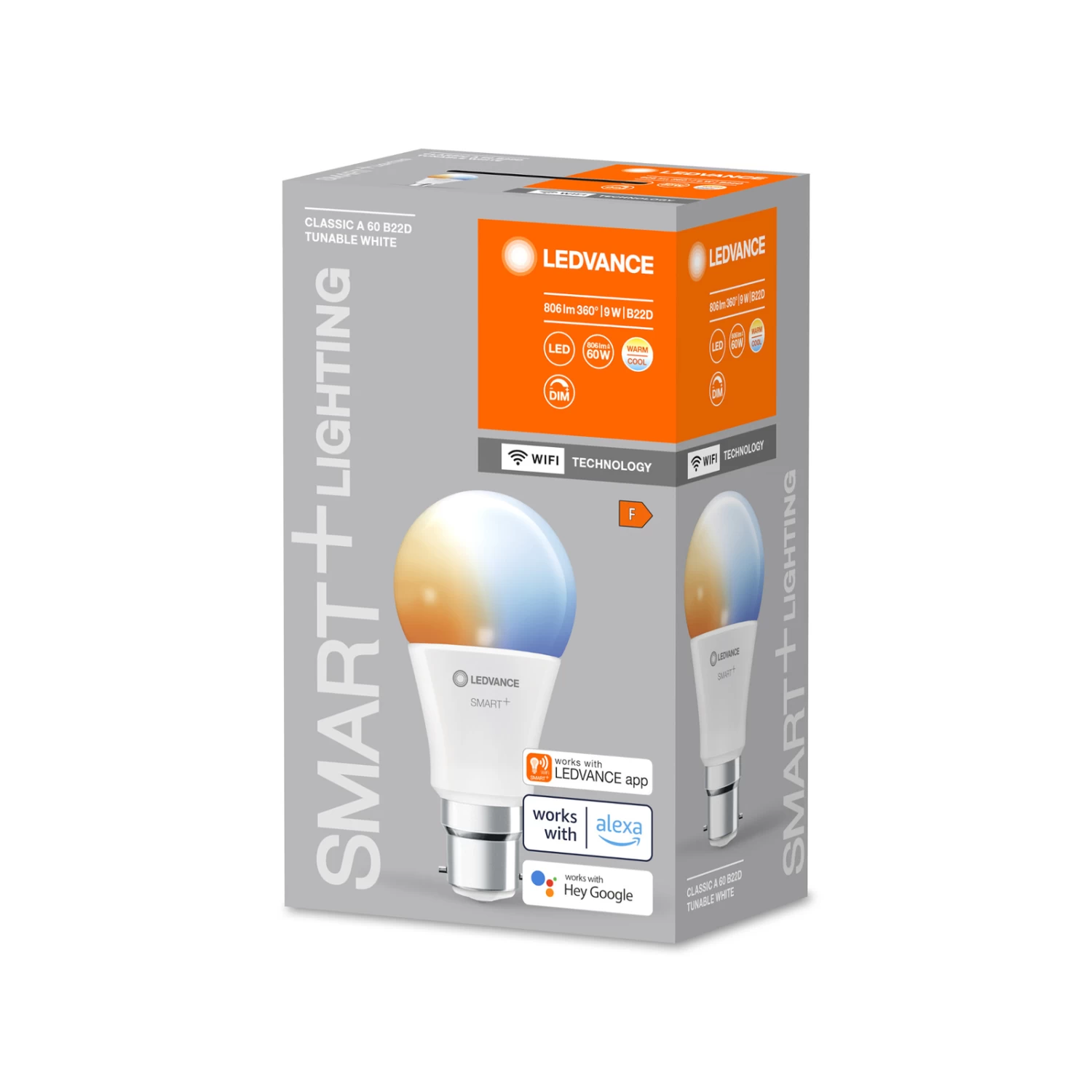 LEDVANCE SMART+ WiFi B22d 9W Classic 2.700-6.500K – Bild 3