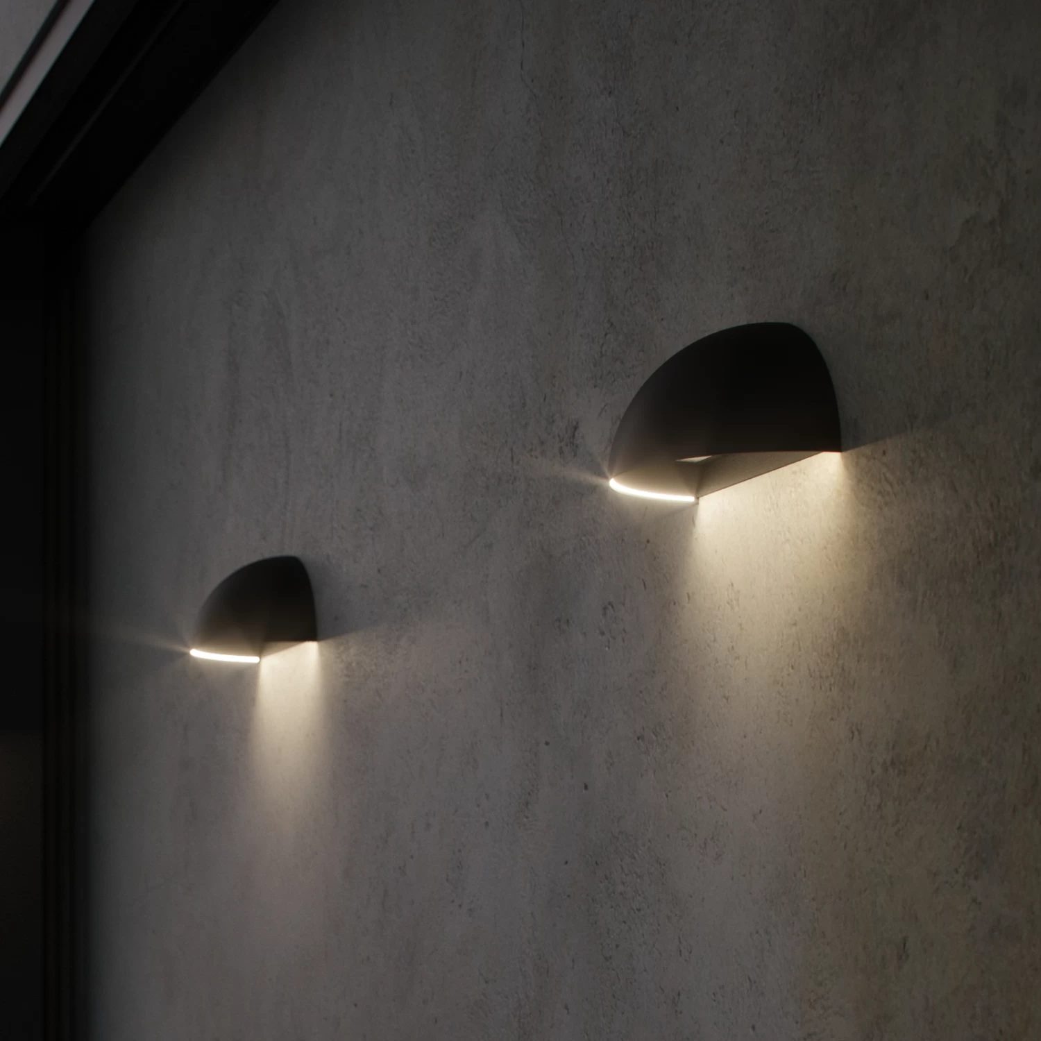 Nordlux LED-Außenwandleuchte Arcus Smart, Schwarz – Bild 7