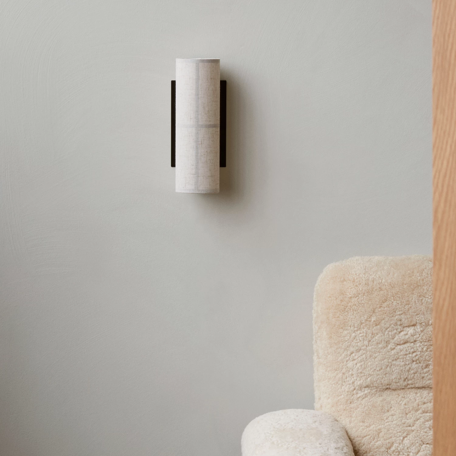 Audo Hashira LED-Wandleuchte Mit Stecker, Natur – Bild 5