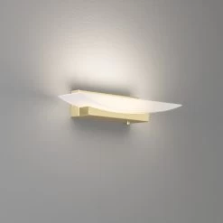 LED-Wandleuchte Bowl TW CCT Breite 30 Cm, Messing