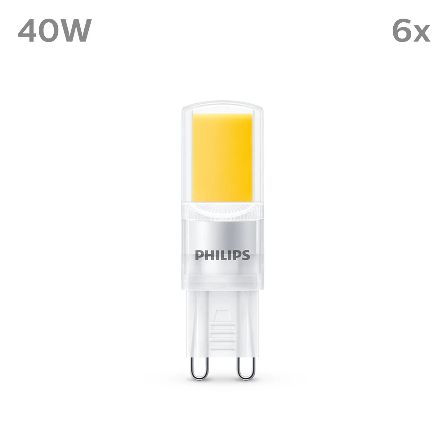 Philips LED-Lampe G9 3,2W 400lm 2.700K Klar 6er – Bild 2