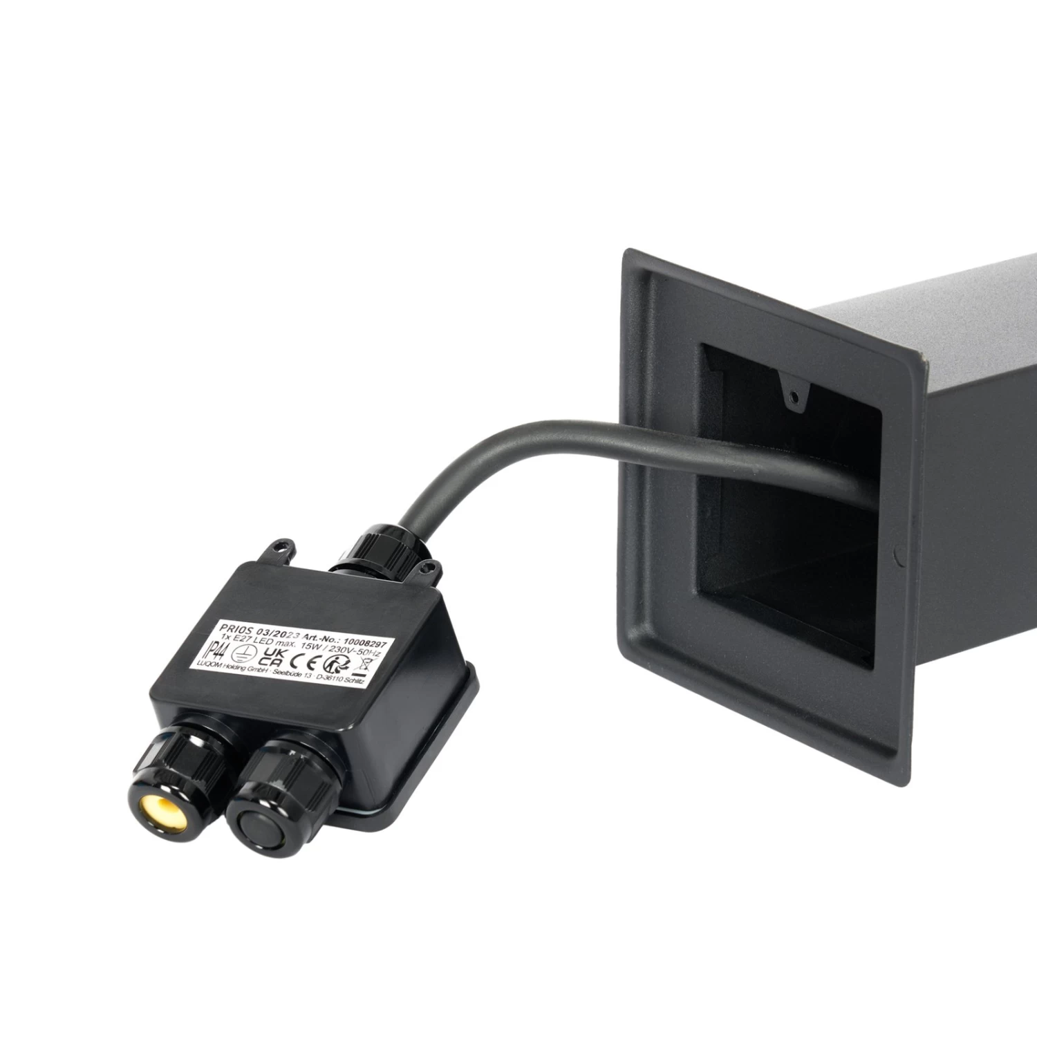 Prios Ayanis Sockellampe Mit 4 Steckdosen – Bild 8