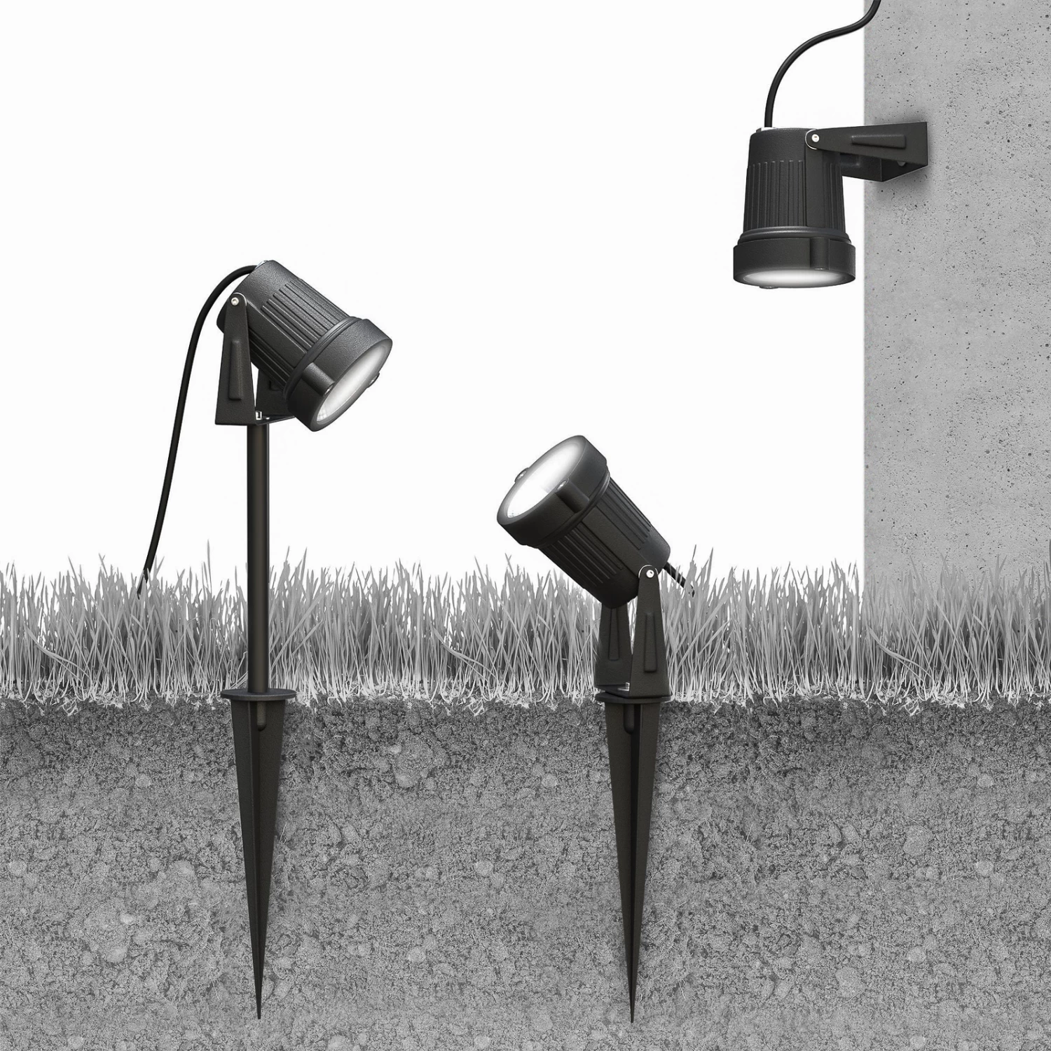 3x Innr LED-Strahler Smart Outdoor RGB Mit Bridge – Bild 4