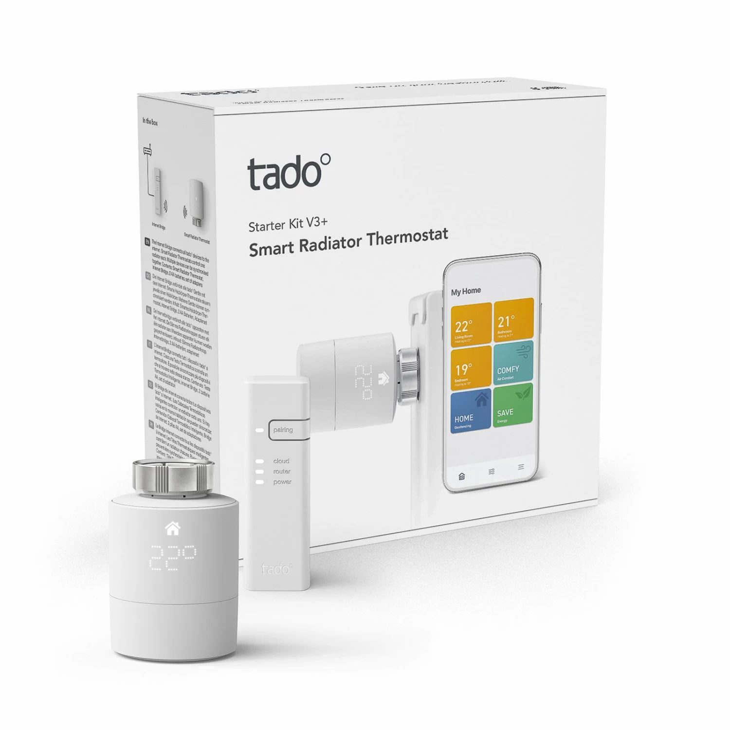 Tado° Smart Starter V3+, 5x Heizkörper-Thermostat – Bild 4