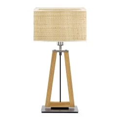 HerzBlut Bi Bob Tischleuchte, Asteiche Geölt/sand