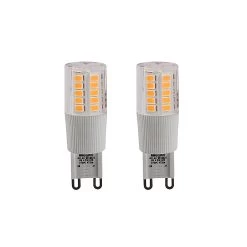 Arcchio LED-Stiftsockellampe G9 4,5W 2.700K 2er