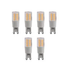Arcchio LED-Stiftsockellampe G9 4,5W 2.700K 6er