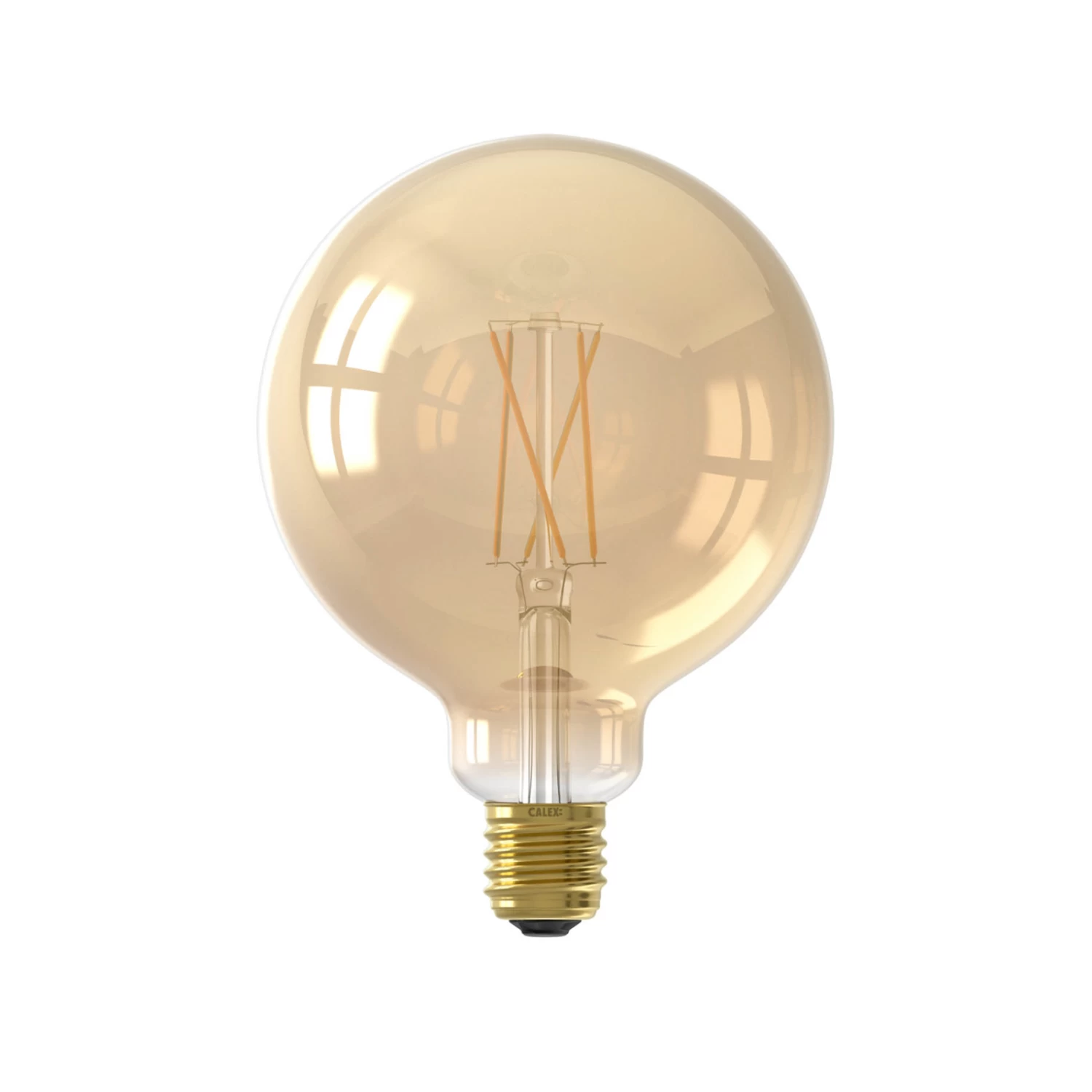 Calex Smart E27 G125 7W LED-Filament 806lm Gold – Bild 2