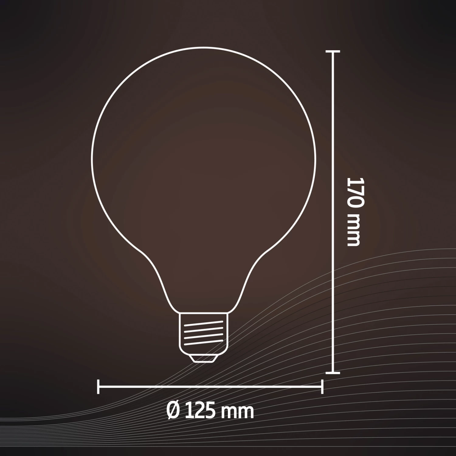 Calex Smart E27 G125 7W LED-Filament 806lm Gold – Bild 4
