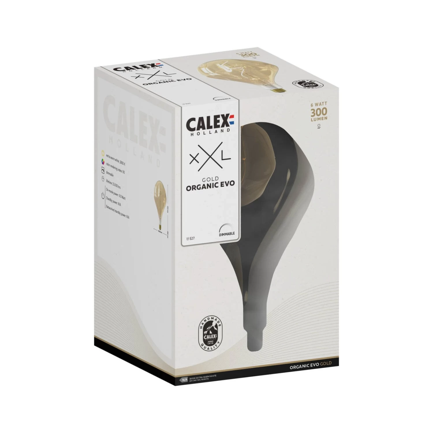 Calex Organic Evo LED-Lampe E27 6W Dim Gold – Bild 5