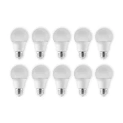 LED-Lampe E27 A60 4,9W 3.000K Opal 10er-Set