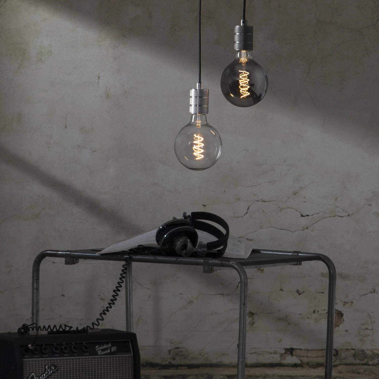 LED-Globelampe E27 2W G125 Decoled Spiral Smoke – Bild 6