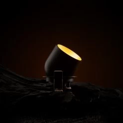 SLC Cup LED-Einbaudownlight Schwarz/gold 2.700K