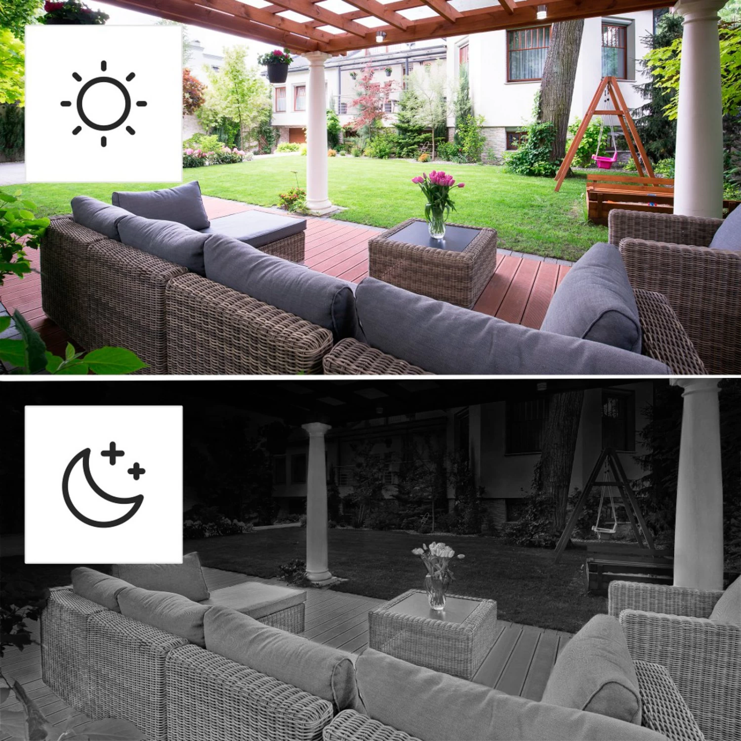 Hama WLAN LED-Flutlichtkamera Bewegungssensor IP54 – Bild 8