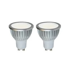 Hochvolt LED-Reflektor GU10 5W 830 85° 2er-Set