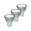 Hochvolt LED-Reflektor GU10 5W 830 85° 3er-Set