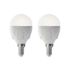 LED-Tropfenlampe E14 4,9W 830 470 Lumen 2er-Set