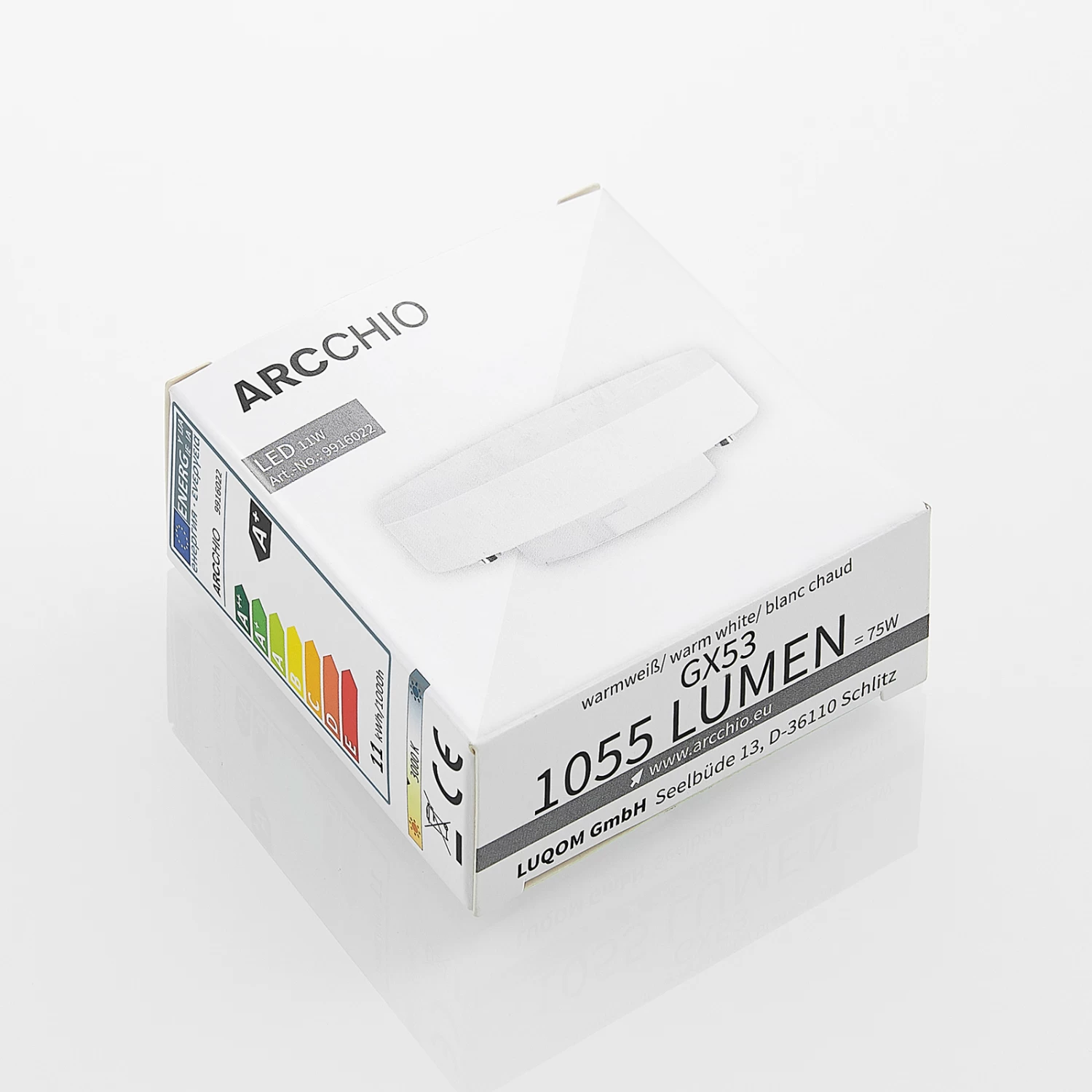 Arcchio LED-Lampe GX53 10W 3.000K 3er-Set – Bild 9