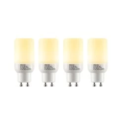 Arcchio LED-Röhrenlampe GU10 3W 3.000K 4er-Set