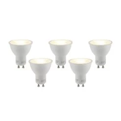 LED-Reflektor GU10 7W 3.000K 120° 5er-Set
