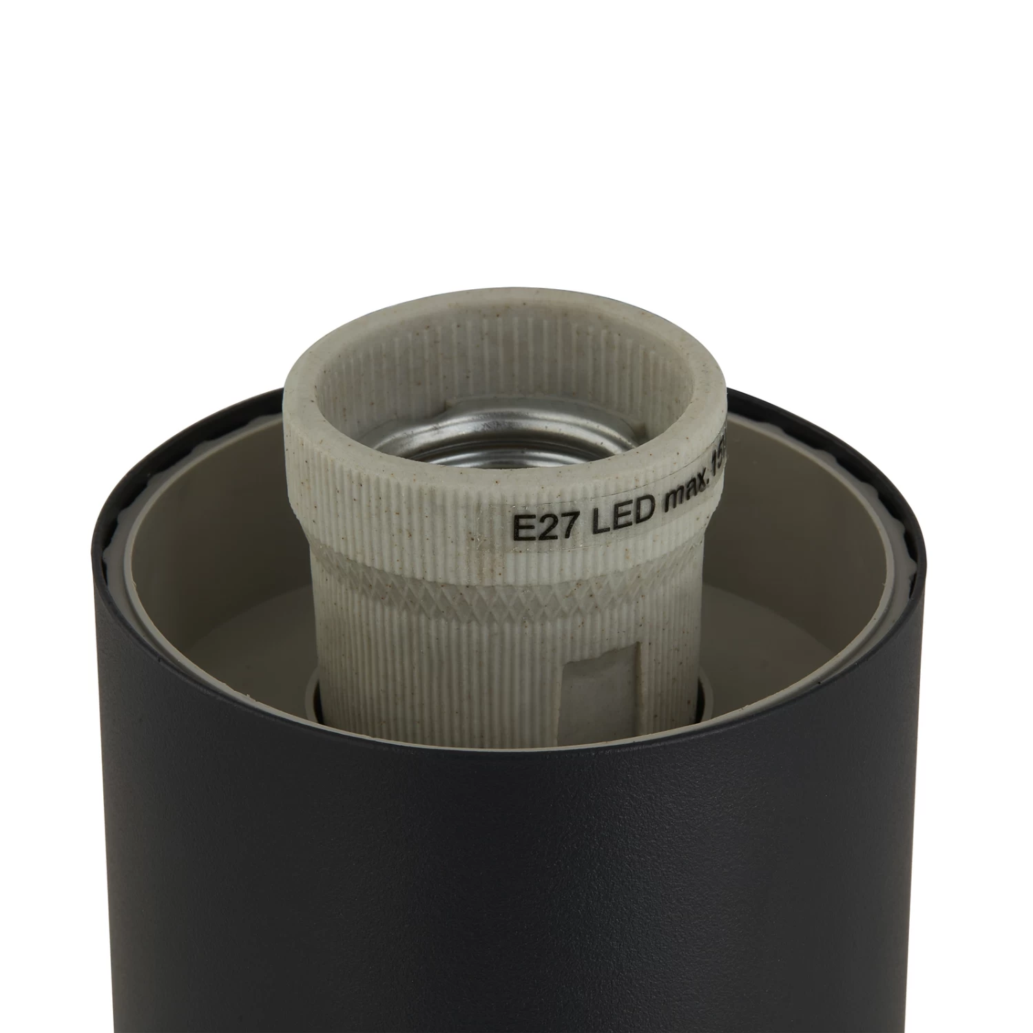 Lindby Statius Außenwandfackel Eisen Schwarz – Bild 8