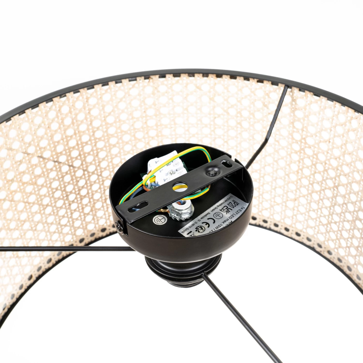 Lindby Yaelle Deckenleuchte Metall Rattan – Bild 7