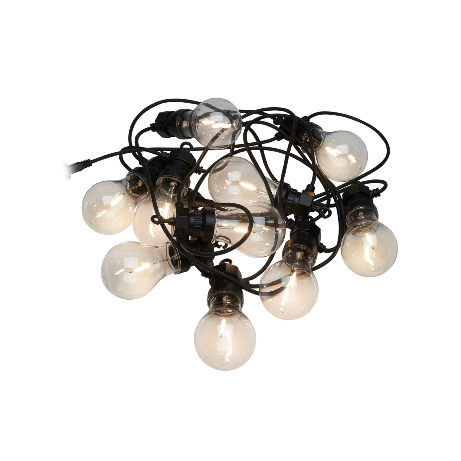 PR Home Glow LED-Außenlichterkette, Schwarz – Bild 2