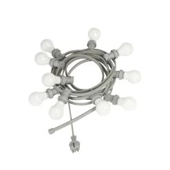 PR Home Bright LED-Lichterkette 10fl. Opal Grau