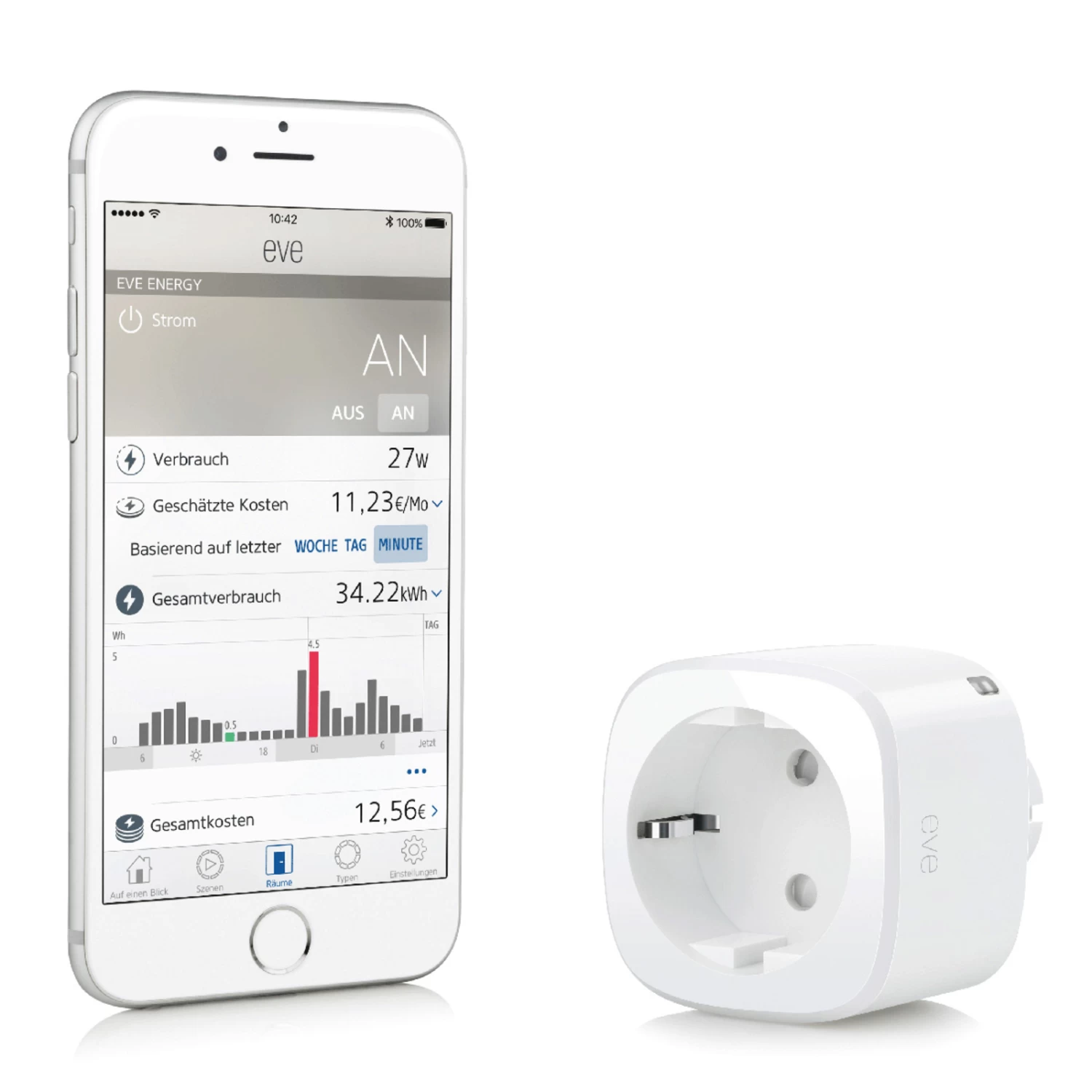 Eve Energy Smart Home Steckdose EU, Thread, Matter – Bild 2