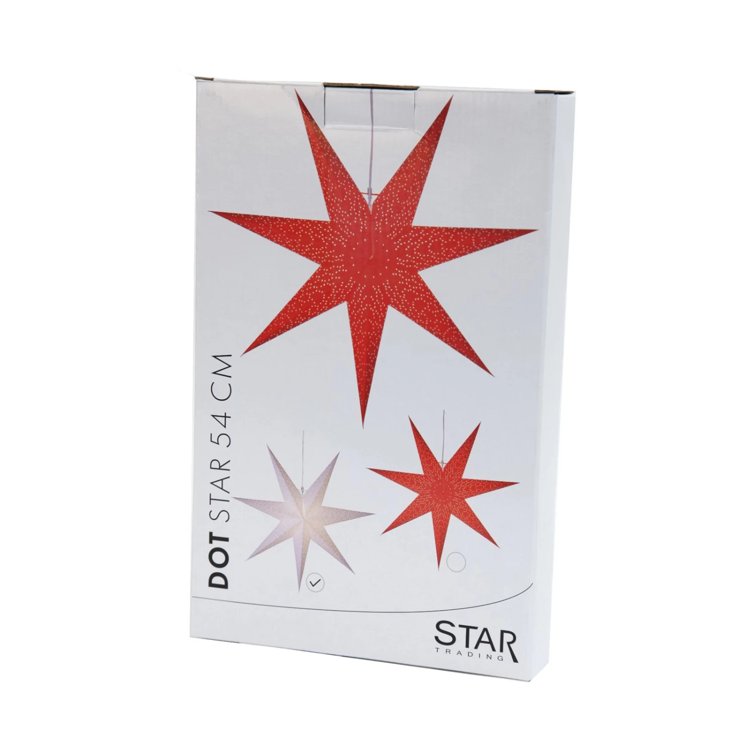 Papierstern Dot Mit Lochmuster, Weiß Ø 54 Cm – Bild 4