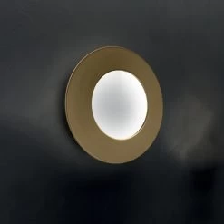 ICONE Vera Wandlampe 927 Triac Ø21cm Weiß/messing