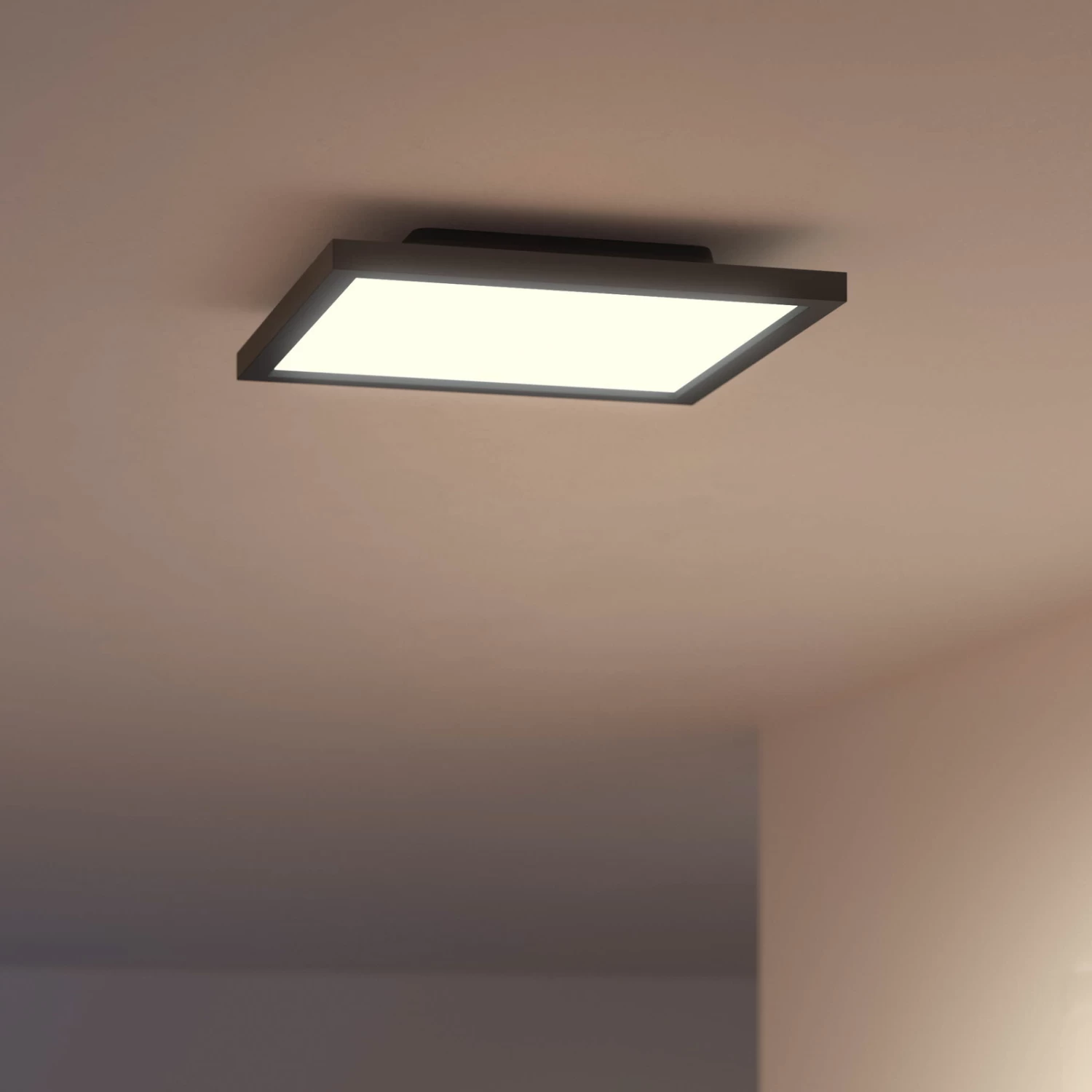 Philips Hue White Ambiance Aurelle 30x30cm Schwarz – Bild 2