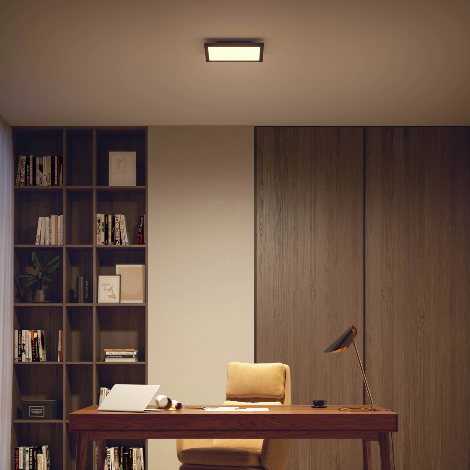 Philips Hue White Ambiance Aurelle 30x30cm Schwarz – Bild 3