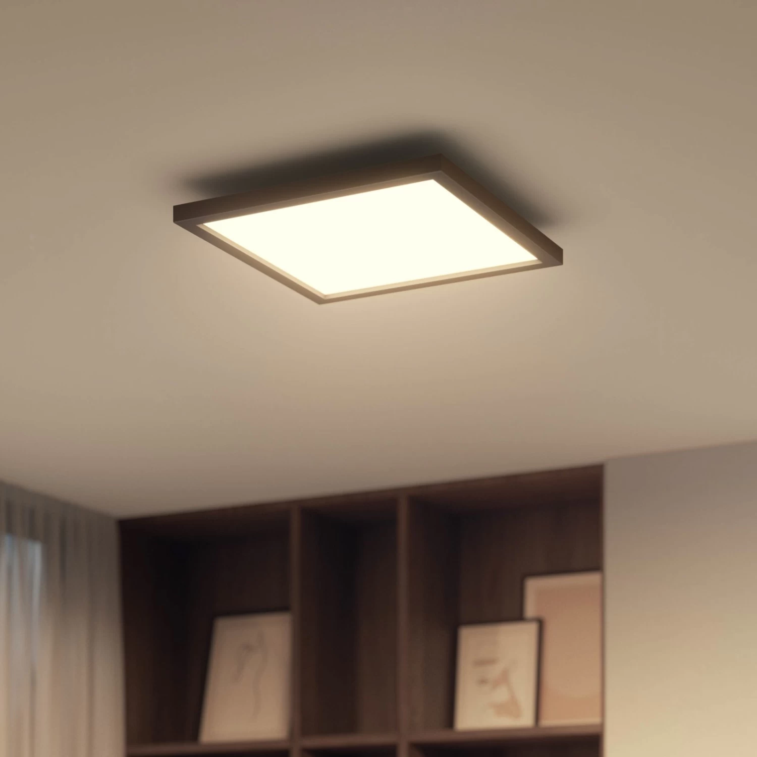 Philips Hue White Ambiance Aurelle 30x30cm Schwarz