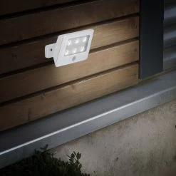 LED-Außenstrahler Kollig Mit Sensor, IP54, Weiß