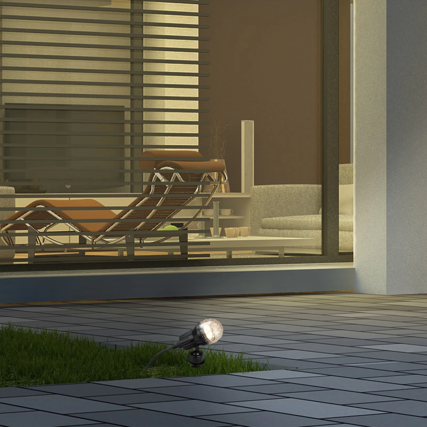 LED-Erdspießstrahler Terra Mit Perleffekt, IP44 – Bild 2