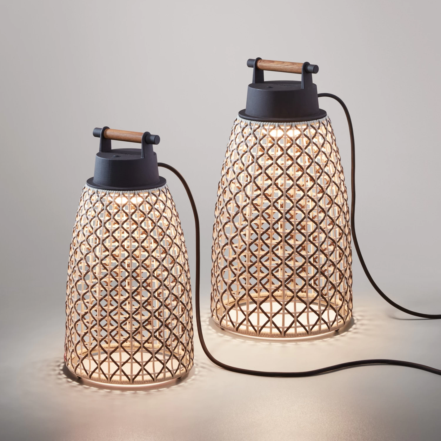 Bover Nans M/41 LED-Tischleuchte Für Außen, Braun – Bild 3