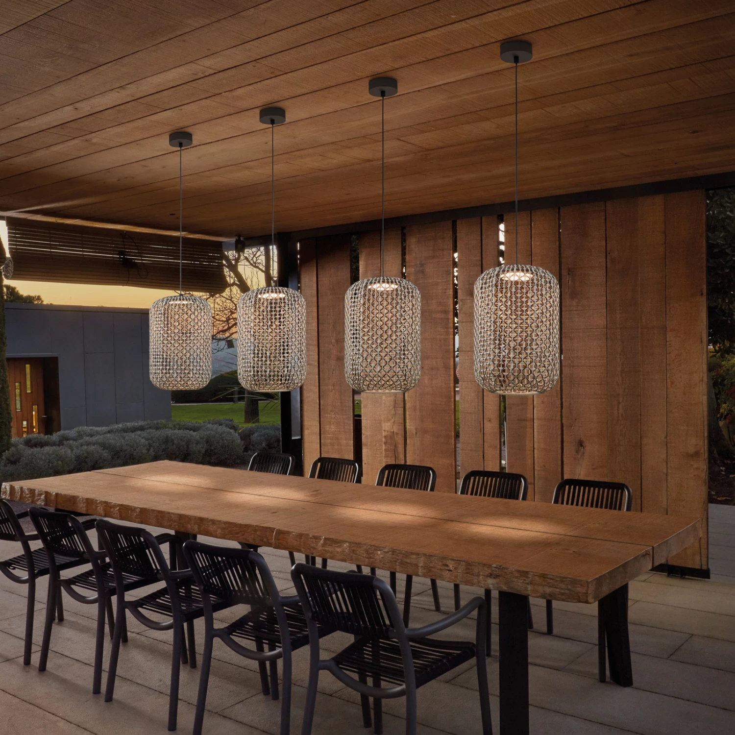 Bover Nans S/31.2 LED-Außenhängeleuchte, Braun – Bild 3