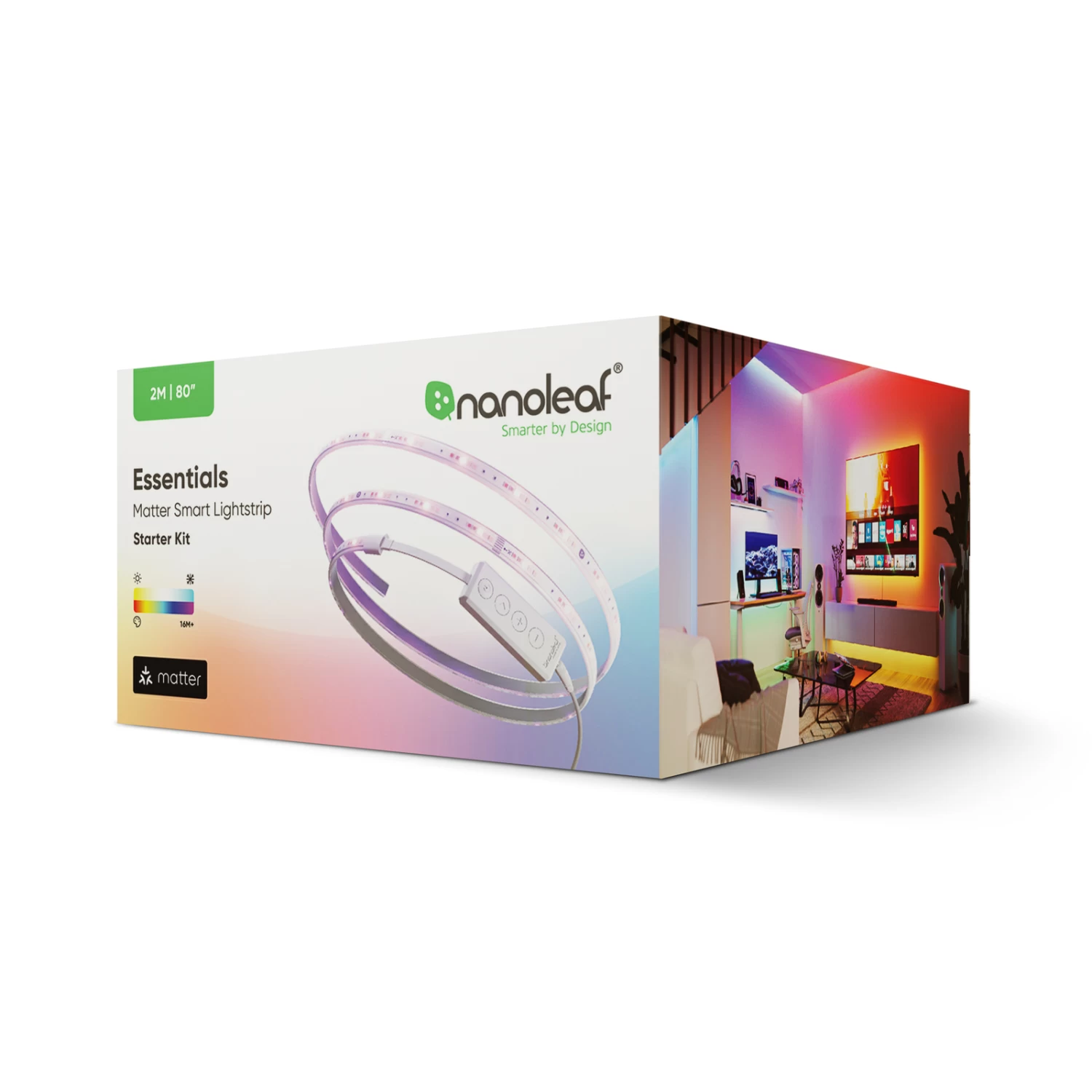 Nanoleaf Matter Lightstrip Starter-Kit, CCT RGB 2m – Bild 6