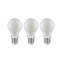 LED-Lampe E27 6W 2.700K Dimmbar Opal 3er-Set