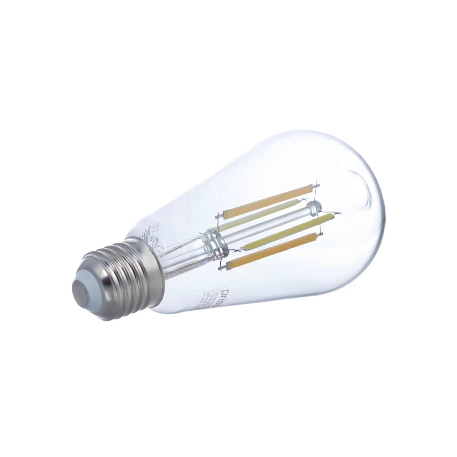 Prios LED-Filamentlampe E27 ST64 7W WLAN Klar 2er – Bild 3
