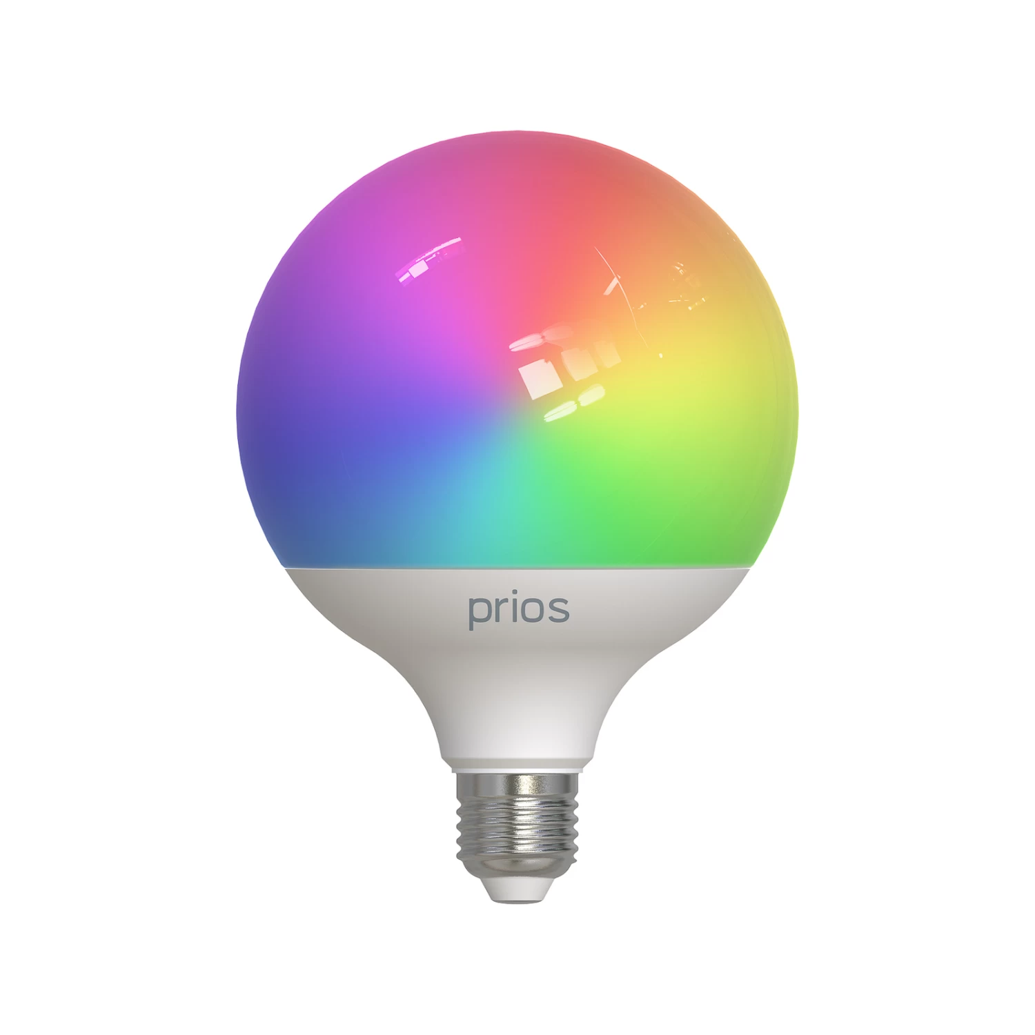 Prios LED-E27-Lampe G125 9W RGBW WLAN Matt 3er-Set – Bild 2
