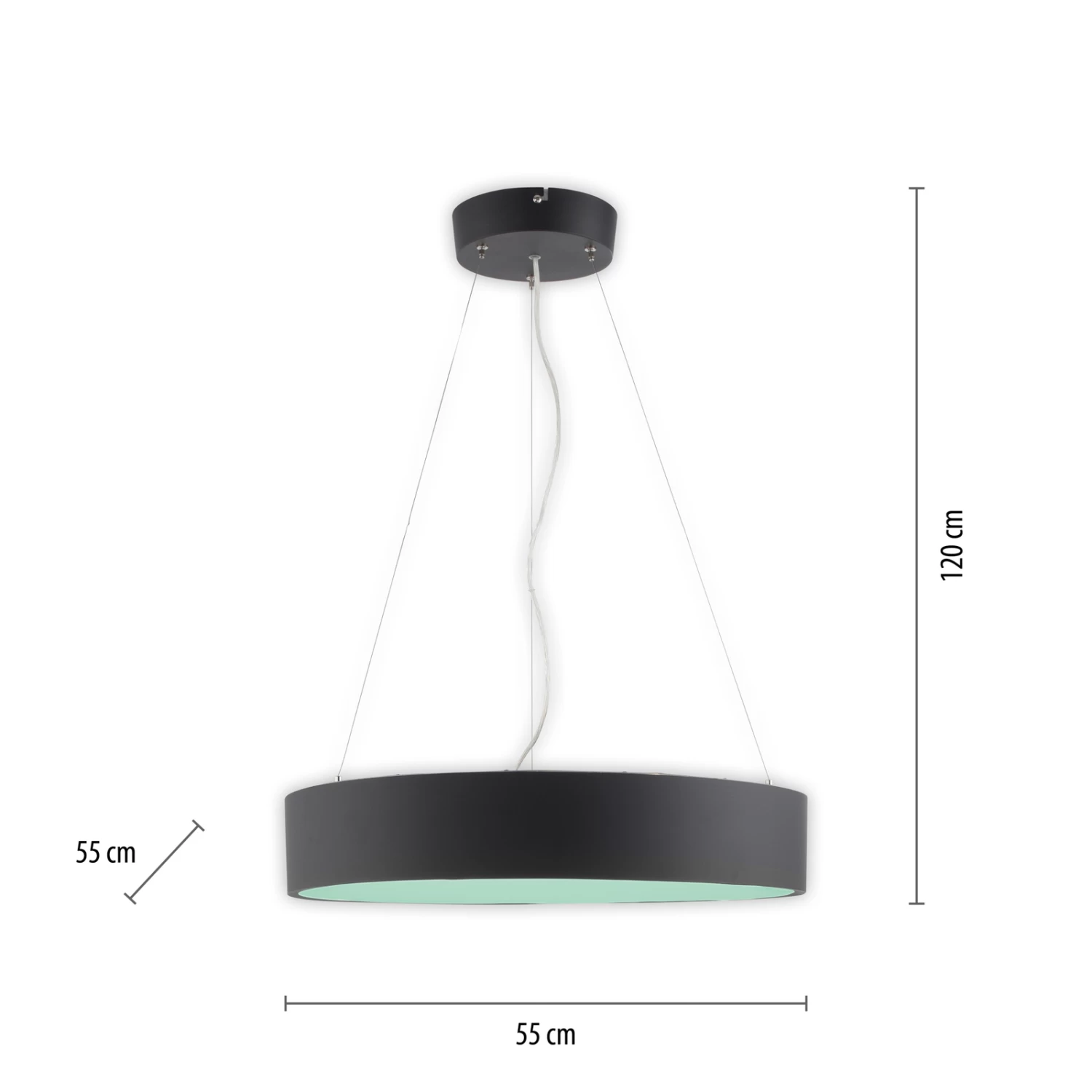 LED-Hängeleuchte LOLAsmart Anika, App, CCT, RGB – Bild 4