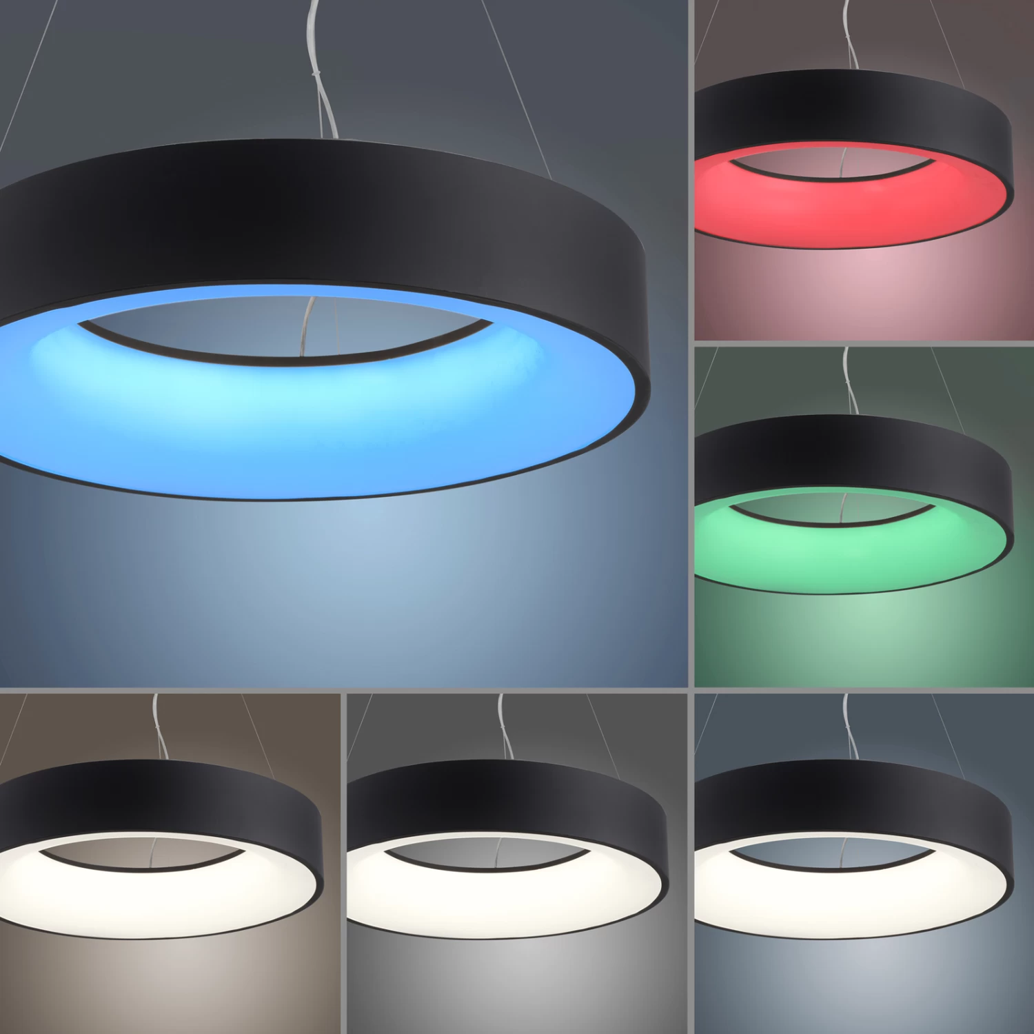 LED-Hängeleuchte LOLAsmart Anika, App, CCT, RGB – Bild 6