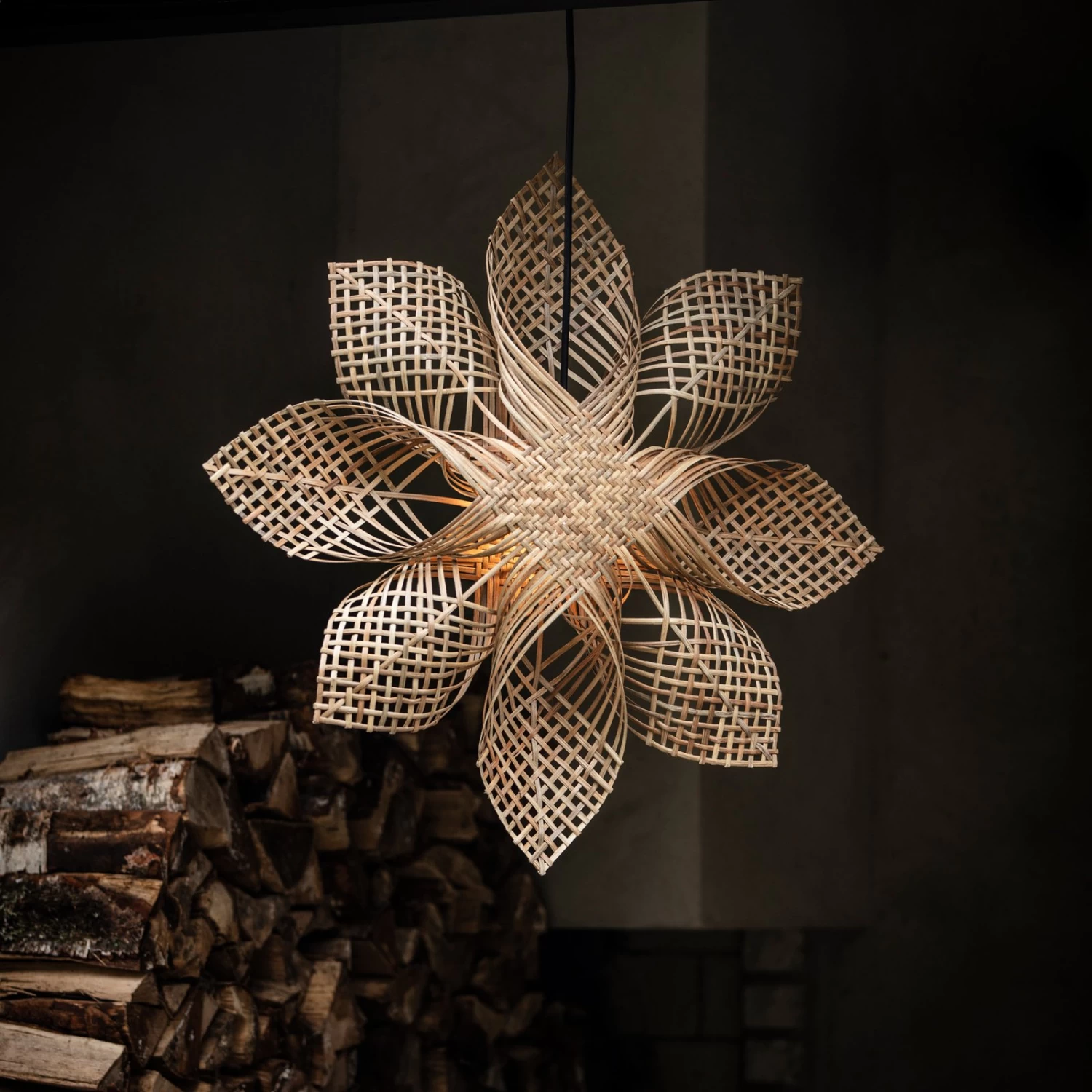 PR Home Anna Deko-Stern Aus Rattan Ø 68 Cm