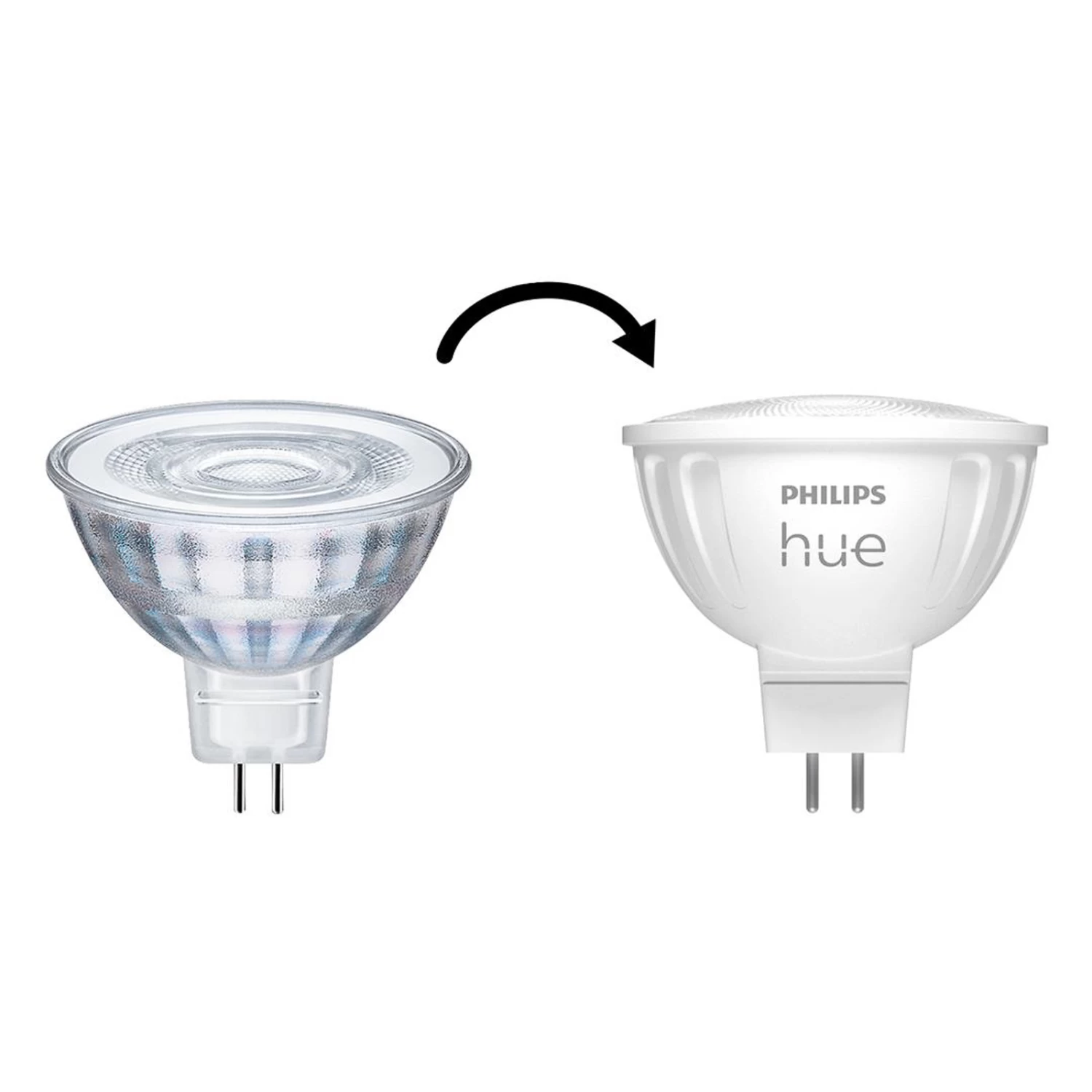 Philips Hue White Ambiance LED-Lampe 5,1W GU5,3 – Bild 6