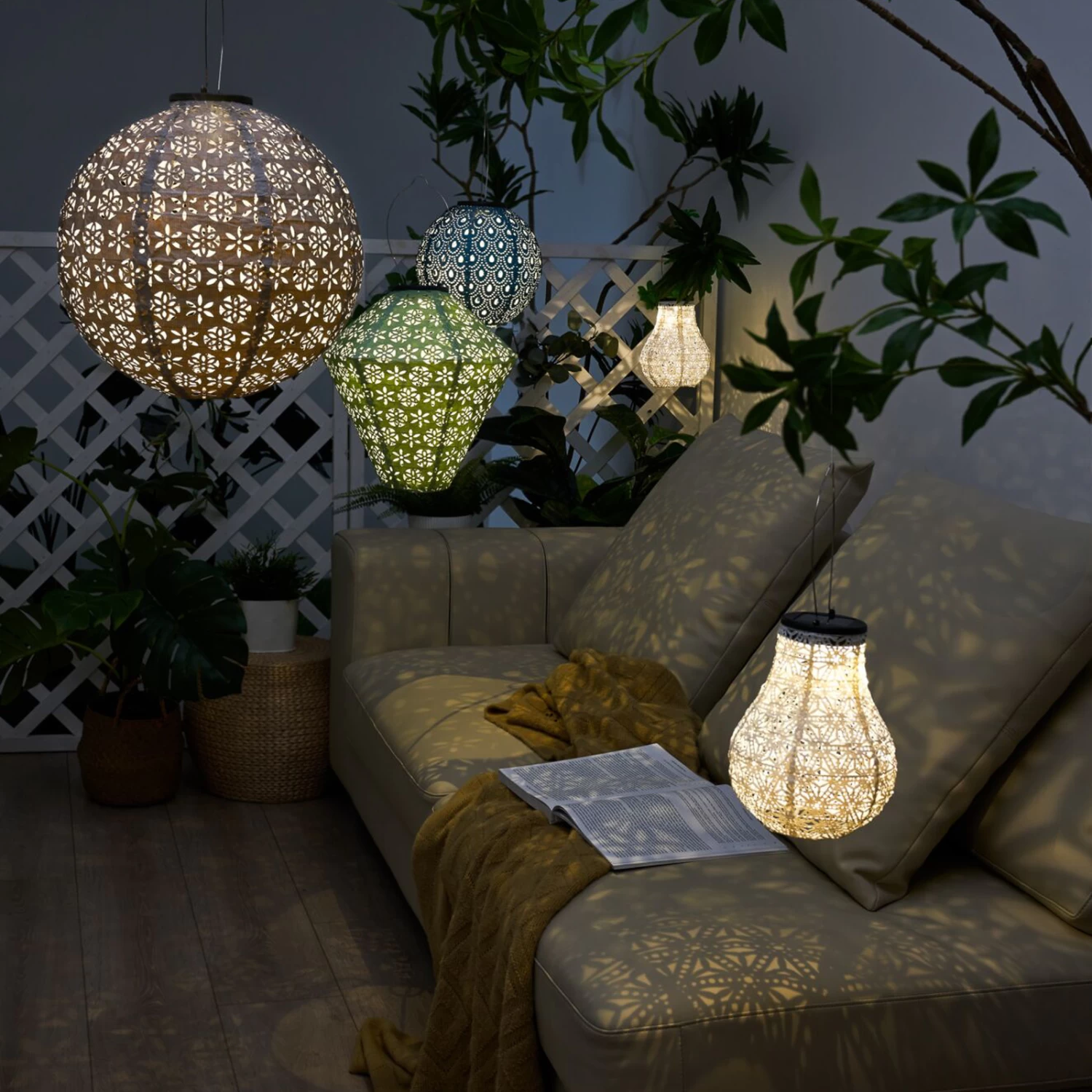 Pauleen Sunshine Charm LED-Solar-Dekoleuchte Blau – Bild 3