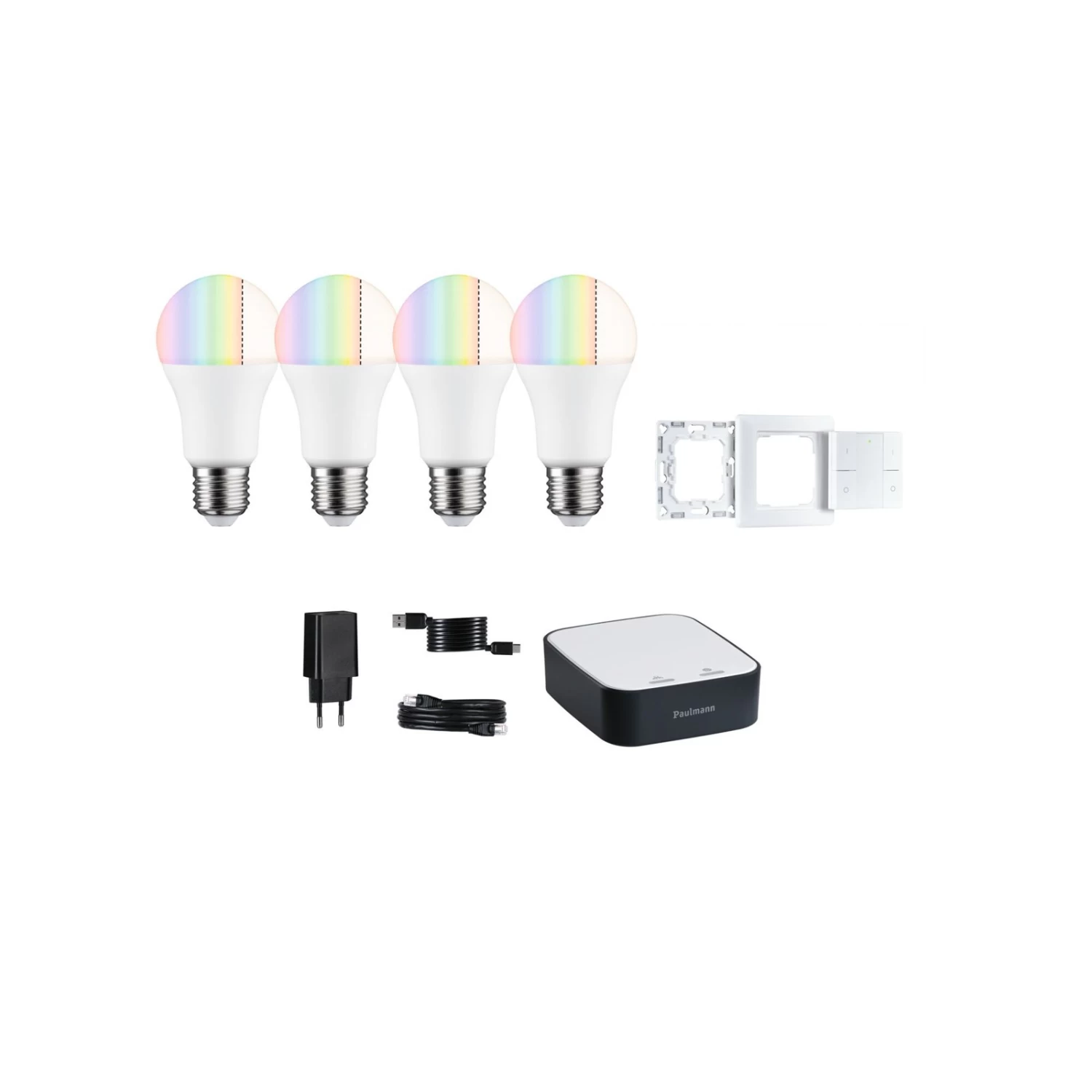 Paulmann ZigBee E27 9,3W LED Matt RGBW Bundle – Bild 9