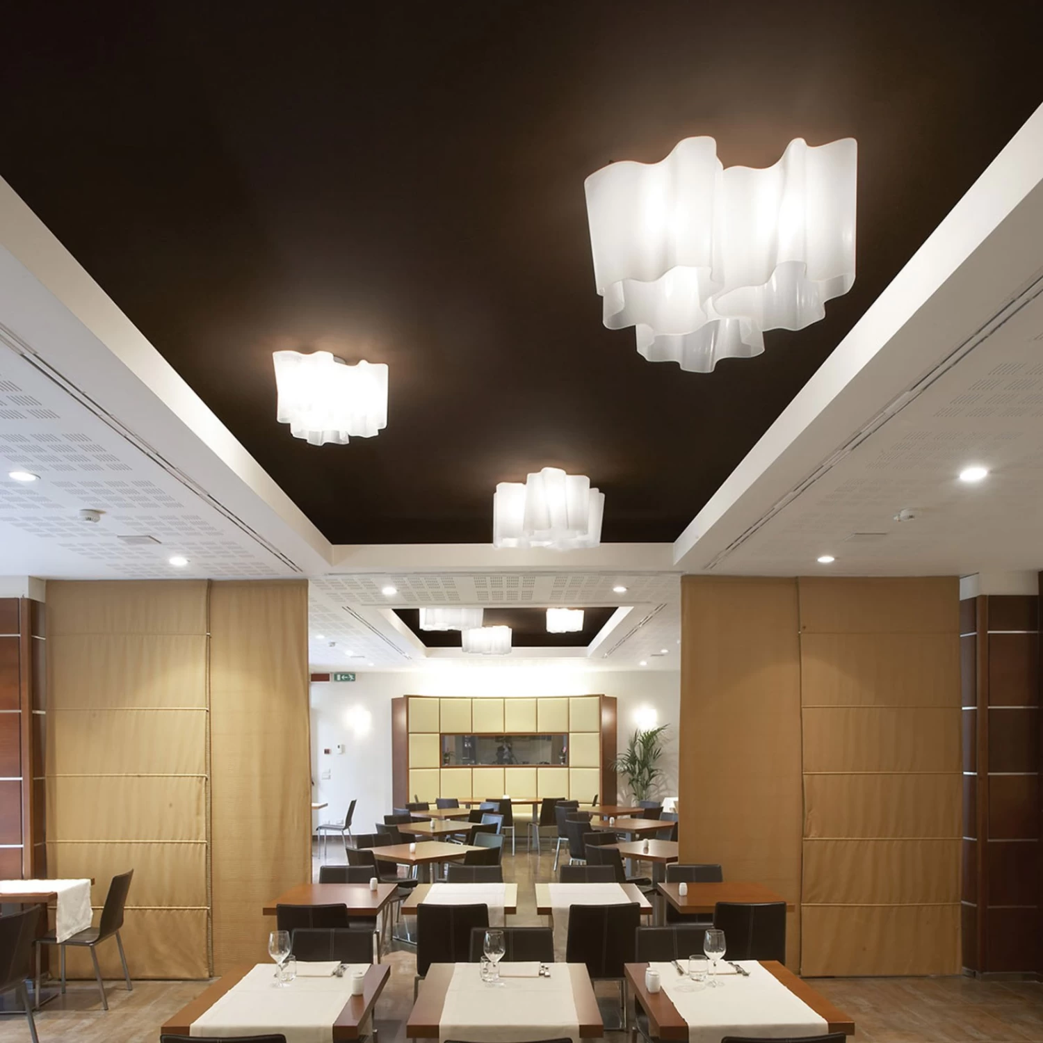 Artemide Logico Deckenlampe 3fl. 120° 45x45 Cm – Bild 2