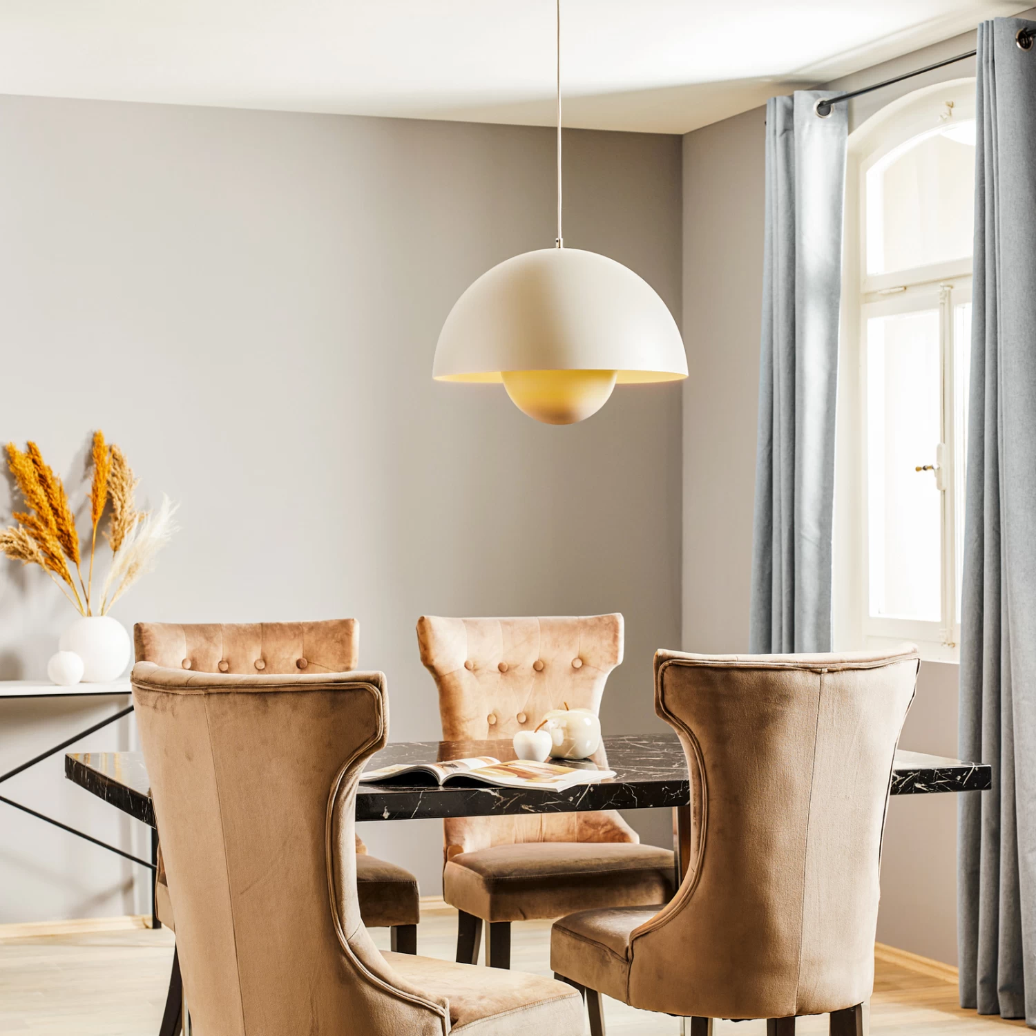 &Tradition Flowerpot VP2 Pendel 50 Hellgrau Matt – Bild 2